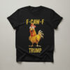 Trendy F Caw F Chicken Trump Shirt perfect for casual and streetwear outfits.