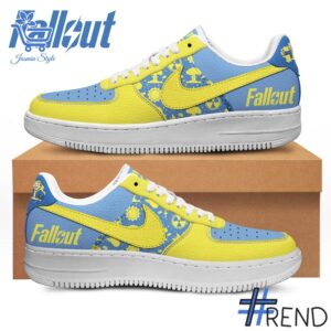 The Fallout yellow Air Force Shoes is built for bold street style.