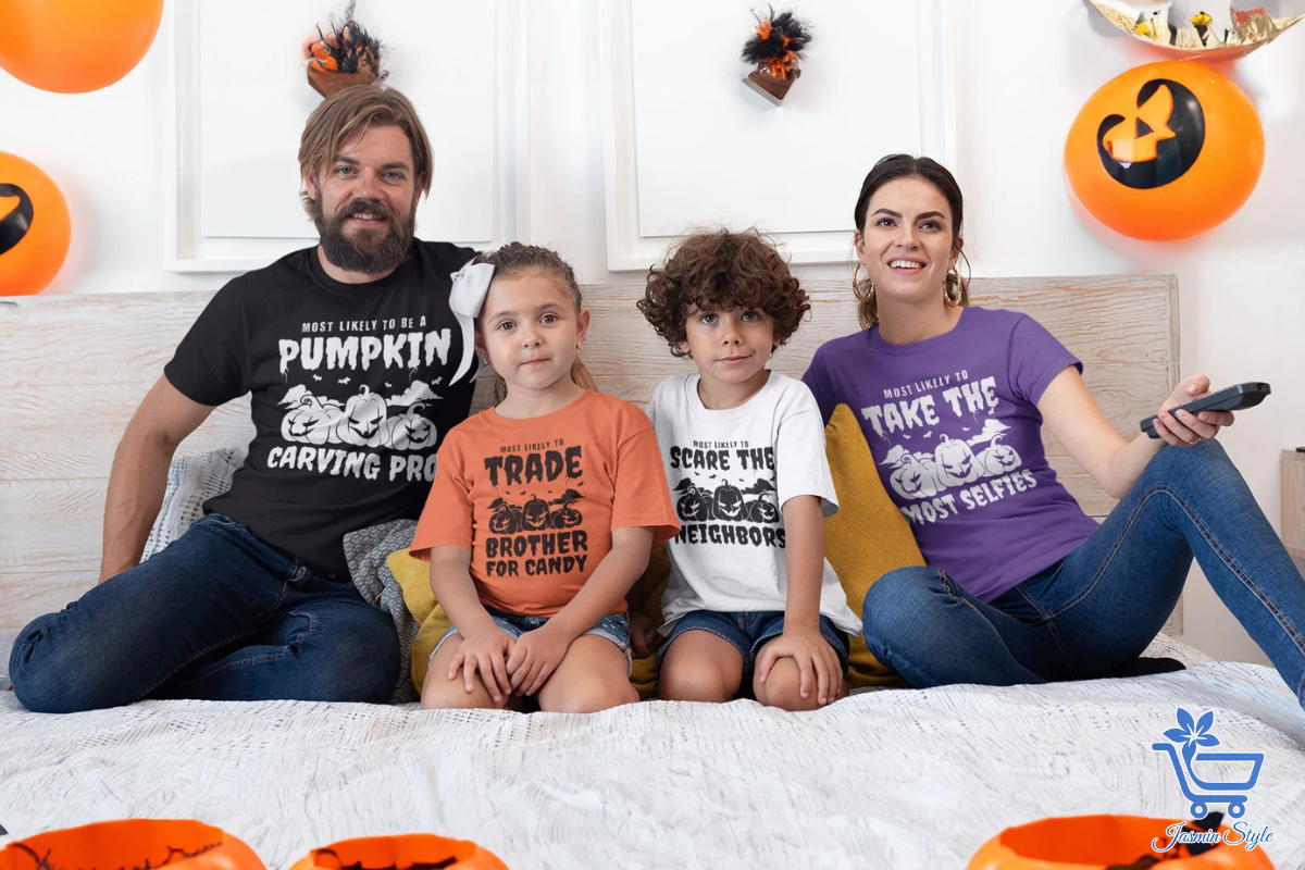 Family Halloween shirts with playful themes let everyone celebrate together in comfort and style Stylish Family Halloween shirts with playful themes let everyone celebrate together in comfort and style designed for all-day comfort.
