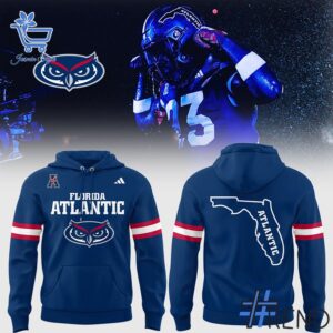 Take on every challenge with the Florida Atlantic Shirt Hoodie.