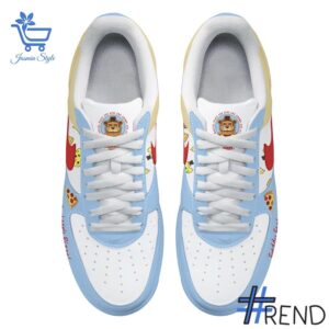 Versatile Freddy Fazbear's Pizza Five Nights At Freddy Air Force Shoes perfect for casual and sporty looks.