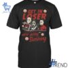 Trendy Funny Halloween Get in Loser We're Going Slashing Shirt perfect for casual and streetwear outfits.