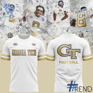 Comfortable Georgia Tech Yellow Jackets football T Shirt designed with attention to detail.