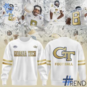 Comfortable Georgia Tech Yellow Jackets football T Shirt designed with attention to detail.