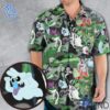 Stylish Ghost Cartoon Characters Halloween Hawaiian Shirt designed for all-day comfort.