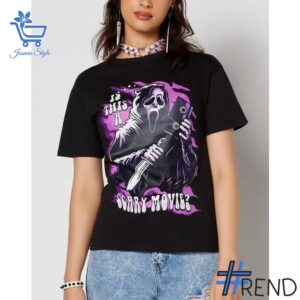 Refresh your collection with the timeless 1 Ghost Face Is This Scary Movie Shirt.