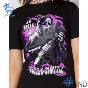 Refresh your collection with the timeless 2 Ghost Face Is This Scary Movie Shirt.
