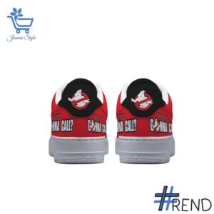 Experience the sleek design of the Ghostbusters Who You Gonna Call Air Force Shoes.