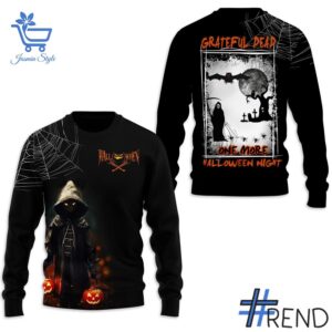 Versatile Grateful Dead One More Halloween Night Shirt perfect for casual and sporty looks.