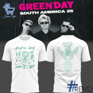 The Green Day Tour Shirt is built for bold street style.