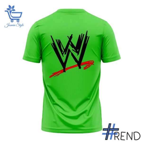 Trendy Green Guy WWE T Shirt perfect for casual and streetwear outfits.