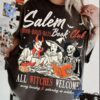 Experience the sleek design of the Halloween All Witches Welcome Salem Book Club T shirt.