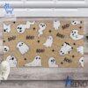 Comfortable Halloween Boo Ghost Doormat designed with attention to detail.