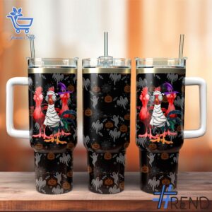 Refresh your collection with the timeless Halloween Chickens Tumbler oz.