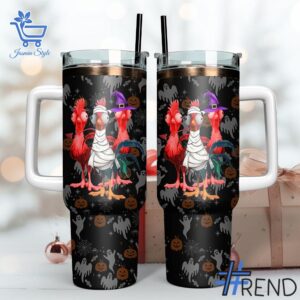 Refresh your collection with the timeless Halloween Chickens Tumbler oz.