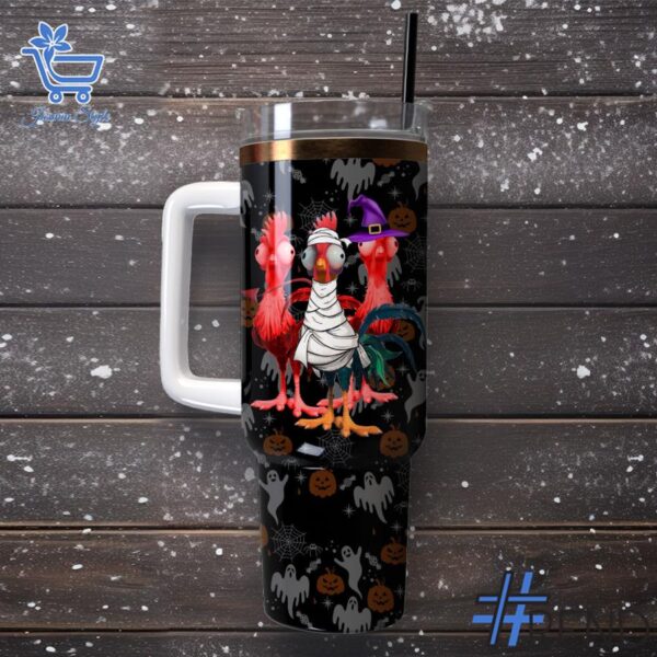 Refresh your collection with the timeless Halloween Chickens Tumbler oz.