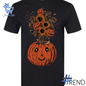 Refresh your collection with the timeless 1 Halloween In Bloom Pumpkin Shirt.