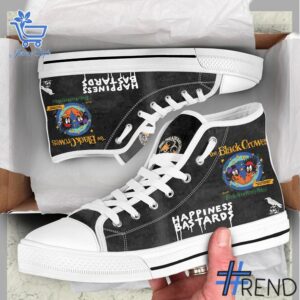 The Happiness Bastards The Black Crowe Canvas High Top Shoes is built for bold street style.