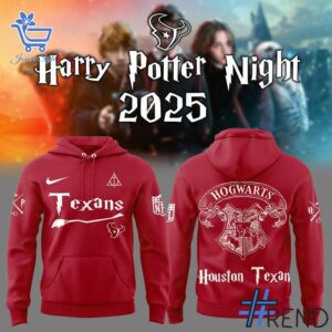 The 1 Harry Potter Hogwarts Night 2025 Houston Texans Hoodie brings street-ready confidence to everyday outfits.