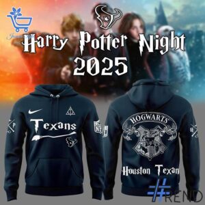 The 2 Harry Potter Hogwarts Night 2025 Houston Texans Hoodie brings street-ready confidence to everyday outfits.