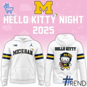 Stylish Hello Kitty Michigan Wolverines Shirt designed for all-day comfort.