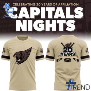 Versatile Hershey Bears Celebrating Years of affiliation Shirt perfect for casual and sporty looks.