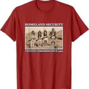 The Homeland Security Fighting Terrorism Since T Shirt is built for bold street style.
