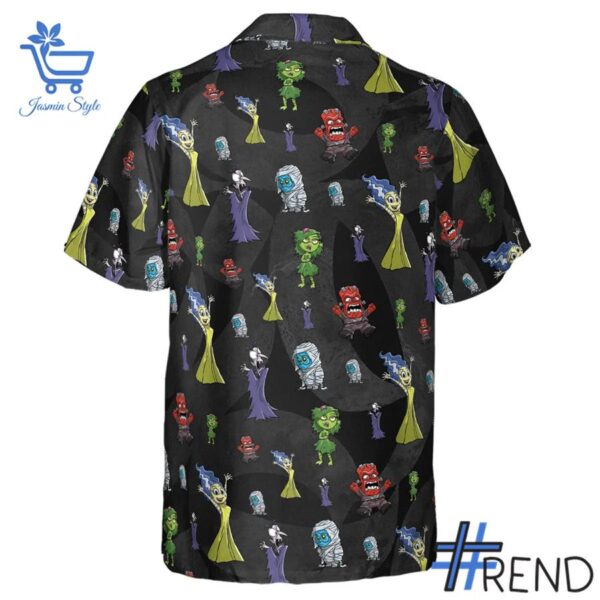 Trendy Horror Inside Out Hawaiian Shirt perfect for casual and streetwear outfits.