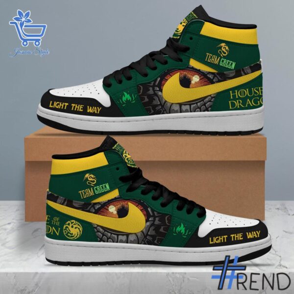 Take on every challenge with the House of The Dragon Air Jordan High Top Shoes.