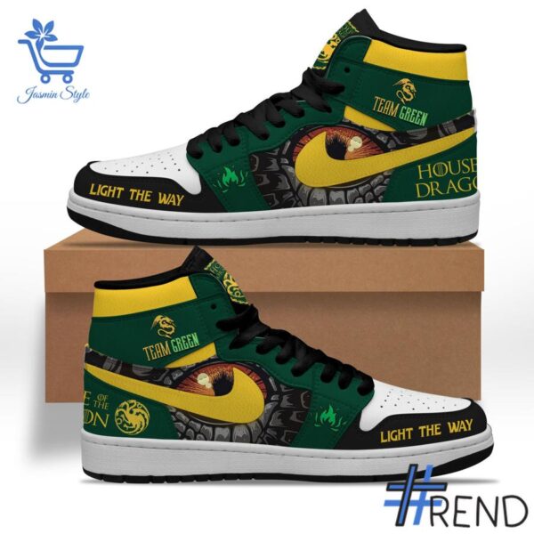 Take on every challenge with the House of The Dragon Air Jordan High Top Shoes.