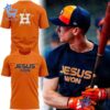 Stylish Houston Astros Jesus Won Orange Shirt designed for all-day comfort.