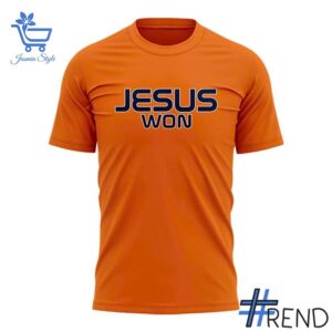 Stylish Houston Astros Jesus Won Orange Shirt designed for all-day comfort.