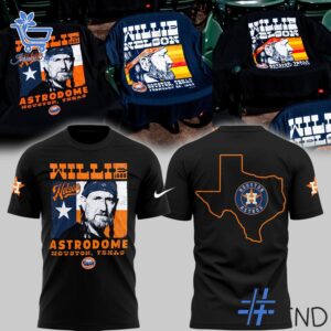 Take on every challenge with the Houston Astros Willie Nelson Shirt.