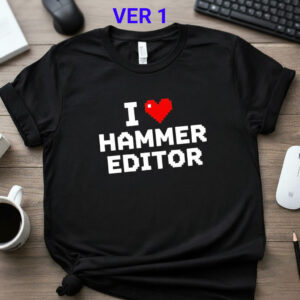 Stylish I Love Hammer Editor Shirt designed for all-day comfort.