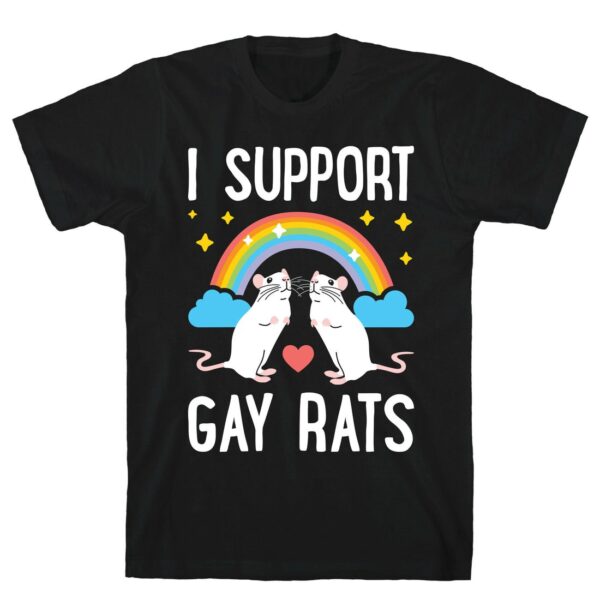 Stylish I Support Gay Rats Shirt designed for all-day comfort.