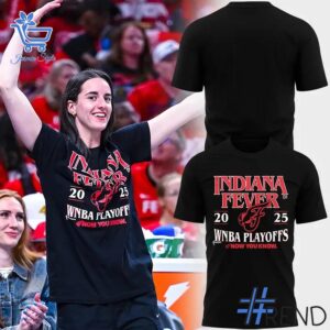 Stylish Indiana Fever WNBA Playoffs Shirt designed for all-day comfort.