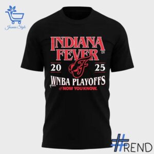Stylish Indiana Fever WNBA Playoffs Shirt designed for all-day comfort.