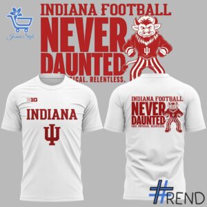 Stylish Indiana Hoosiers Never Daunted Shirt designed for all-day comfort.