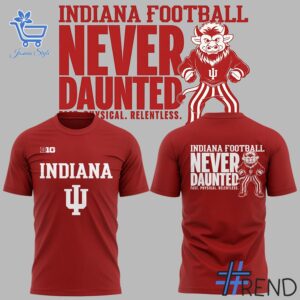 Stylish Indiana Hoosiers Never Daunted Shirt designed for all-day comfort.