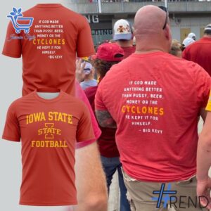 Trendy Iowa State Cyclones If God Made Shirt perfect for casual and streetwear outfits.