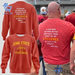 Trendy Iowa State Cyclones If God Made Shirt perfect for casual and streetwear outfits.