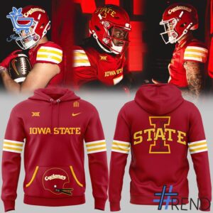 Refresh your collection with the timeless 1 Iowa State Cyclones football 2025 Hoodie.