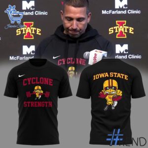 Refresh your collection with the timeless 2 Iowa State Football Cyclone Strength Hoodie.
