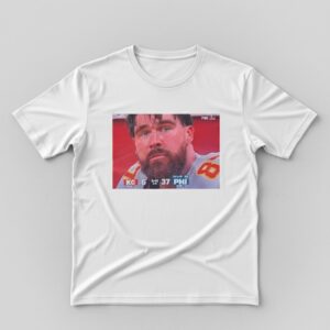 Trendy Jason Kelce Kansas City Chiefs Shirt perfect for casual and streetwear outfits.