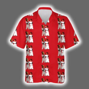 Refresh your collection with the timeless Jason Varitek Alex Rodriguez Brawl Hawaiian Shirt.