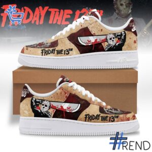 Experience the sleek design of the Jason Voorhees Friday The th Air Force Shoes.