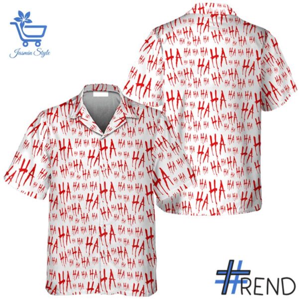 Refresh your collection with the timeless Joker hahaha Hawaiian Shirt.