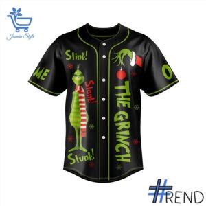 Stylish Just Waiting For Grinchmas The Grinch Baseball Jersey designed for all-day comfort.
