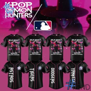 The 1 KPop Demon Hunters Custom MLB Saja Boys Jersey brings street-ready confidence to everyday outfits.