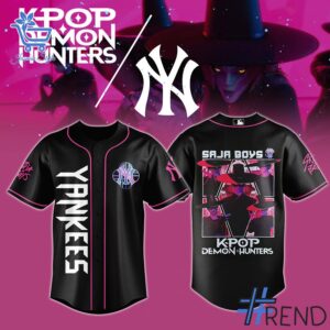 The 2 KPop Demon Hunters Custom MLB Saja Boys Jersey brings street-ready confidence to everyday outfits.